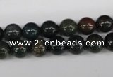 CRO141 15.5 inches 8mm round bloodstone beads wholesale