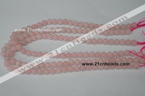 CRO145 15.5 inches 8mm round rose quartz beads wholesale