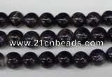 CRO149 15.5 inches 8mm round natural amethyst beads wholesale