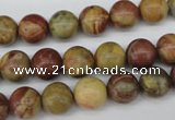 CRO192 15.5 inches 10mm round rainbow jasper beads wholesale