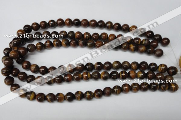 CRO216 15.5 inches 10mm round yellow tiger eye beads wholesale