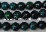 CRO223 15.5 inches 10mm round dyed chrysocolla beads wholesale