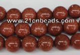 CRO228 15.5 inches 10mm round goldstone beads wholesale