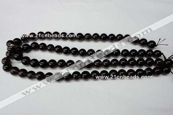 CRO233 15.5 inches 10mm round smoky quartz beads wholesale