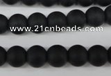 CRO245 15.5 inches 10mm round blackstone beads wholesale