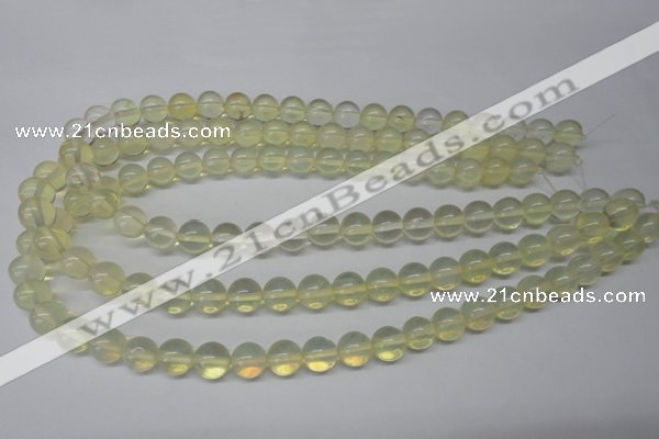 CRO252 15.5 inches 10mm round watermelon yellow beads wholesale