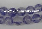 CRO254 15.5 inches 10mm round watermelon blue beads wholesale
