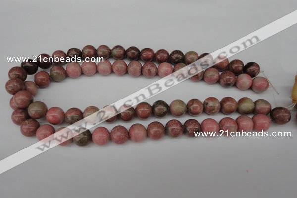 CRO285 15.5 inches 12mm round rhodochrosite beads wholesale