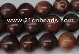 CRO296 15.5 inches 12mm round red picture jasper beads wholesale