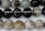 CRO301 15.5 inches 12mm round agate gemstone beads wholesale