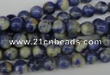 CRO31 15.5 inches 6mm round sodalite gemstone beads wholesale