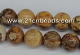 CRO319 15.5 inches 12mm round picture jasper beads wholesale