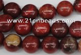 CRO323 15.5 inches 12mm round brecciated jasper beads wholesale