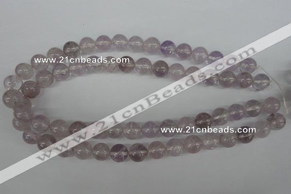 CRO335 15.5 inches 12mm round light amethyst beads wholesale