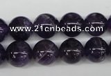 CRO337 15.5 inches 12mm round dogtooth amethyst beads wholesale