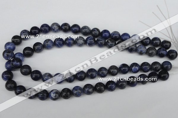 CRO344 15.5 inches 12mm round sodalite gemstone beads wholesale