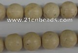 CRO388 15.5 inches 14mm round jasper gemstone beads wholesale