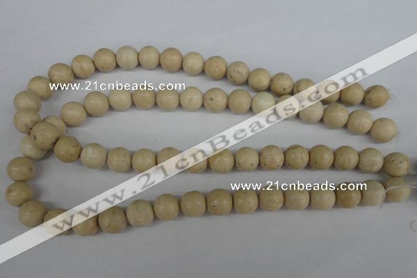 CRO388 15.5 inches 14mm round jasper gemstone beads wholesale