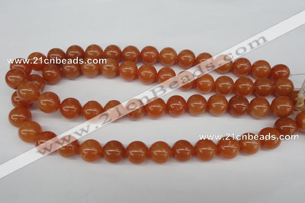 CRO391 15.5 inches 14mm round red aventurine beads wholesale