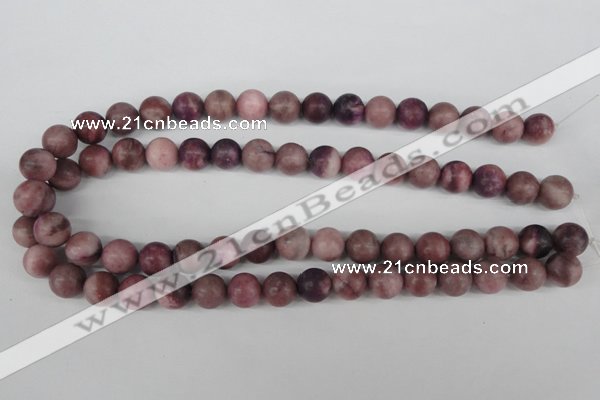 CRO392 15.5 inches 14mm round dyed kiwi stone beads wholesale