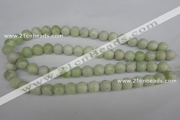 CRO393 15.5 inches 14mm round butter jade beads wholesale