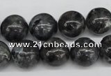 CRO399 15.5 inches 14mm round black labradorite beads wholesale