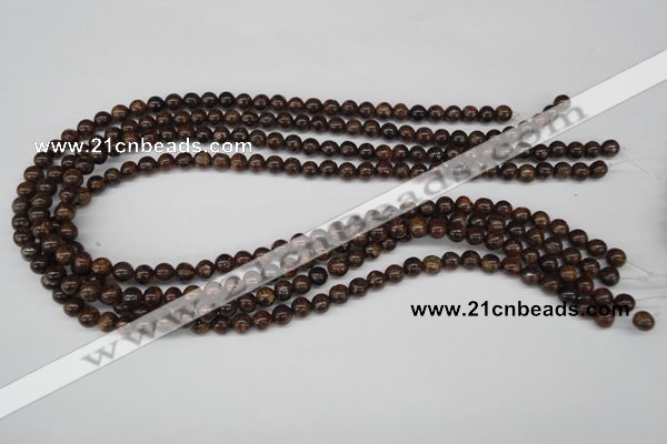 CRO40 15.5 inches 6mm round bronzite gemstone beads wholesale