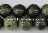 CRO428 15.5 inches 16mm round green lace gemstone beads wholesale