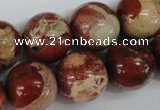 CRO449 15.5 inches 16mm round rainrow stone beads wholesale