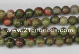 CRO45 15.5 inches 6mm round unakite gemstone beads wholesale