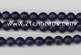 CRO46 15.5 inches 6mm round dyed lapis lazuli beads wholesale