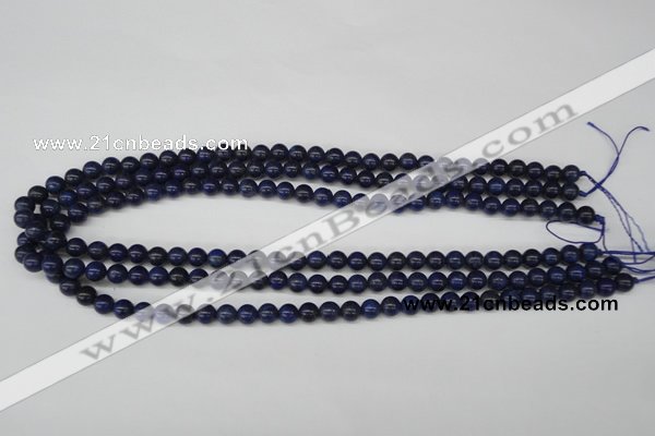 CRO46 15.5 inches 6mm round dyed lapis lazuli beads wholesale