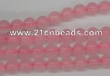 CRO48 15.5 inches 6mm round rose quartz beads wholesale