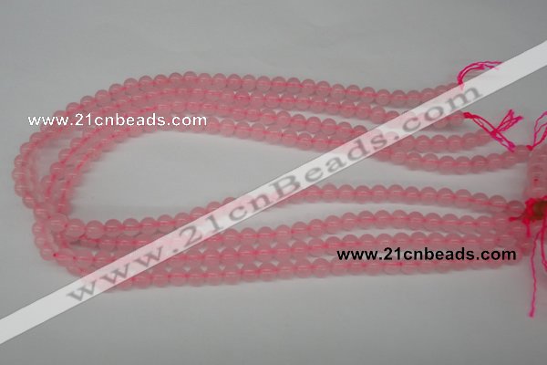 CRO48 15.5 inches 6mm round rose quartz beads wholesale