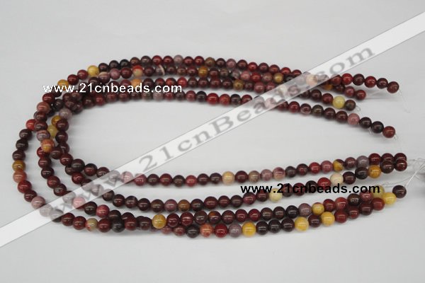 CRO49 15.5 inches 6mm round mookaite gemstone beads wholesale