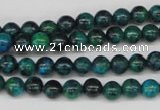 CRO50 15.5 inches 6mm round dyed chrysocolla beads wholesale