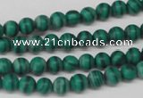 CRO52 15.5 inches 6mm round synthetic malachite beads wholesale