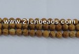 CRO555 15.5 inches 12mm round grain stone beads wholesale