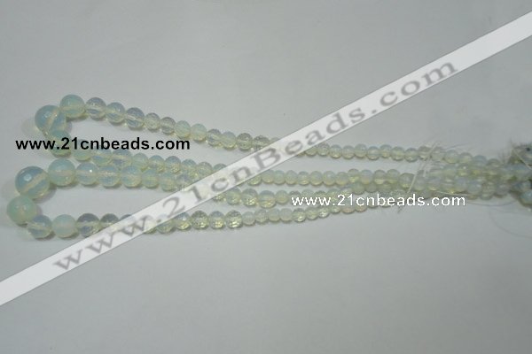 CRO744 15.5 inches 6mm – 14mm faceted round opal beads