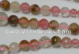 CRO746 15.5 inches 6mm – 14mm faceted round watermelon beads