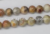 CRO84 15.5 inches 8mm round crazy lace agate beads wholesale