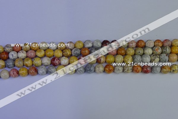 CRO862 15.5 inches 8mm round sky eye stone beads wholesale