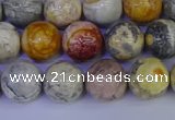 CRO863 15.5 inches 10mm round sky eye stone beads wholesale