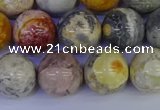 CRO864 15.5 inches 12mm round sky eye stone beads wholesale