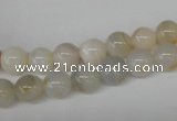 CRO88 15.5 inches 8mm round agate gemstone beads wholesale