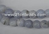 CRO89 15.5 inches 8mm round blue lace agate beads wholesale