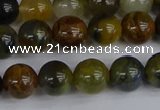 CRO903 15.5 inches 10mm round golden pietersite beads wholesale