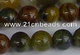 CRO905 15.5 inches 14mm round golden pietersite beads wholesale