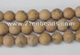 CRO91 15.5 inches 8mm round Chinese wood jasper beads wholesale