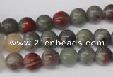 CRO92 15.5 inches 8mm round bloodstone beads wholesale